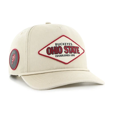 Unisex '47  Cream Ohio State Buckeyes Outdoorsmen Cairn Hitch Adjustable Hat