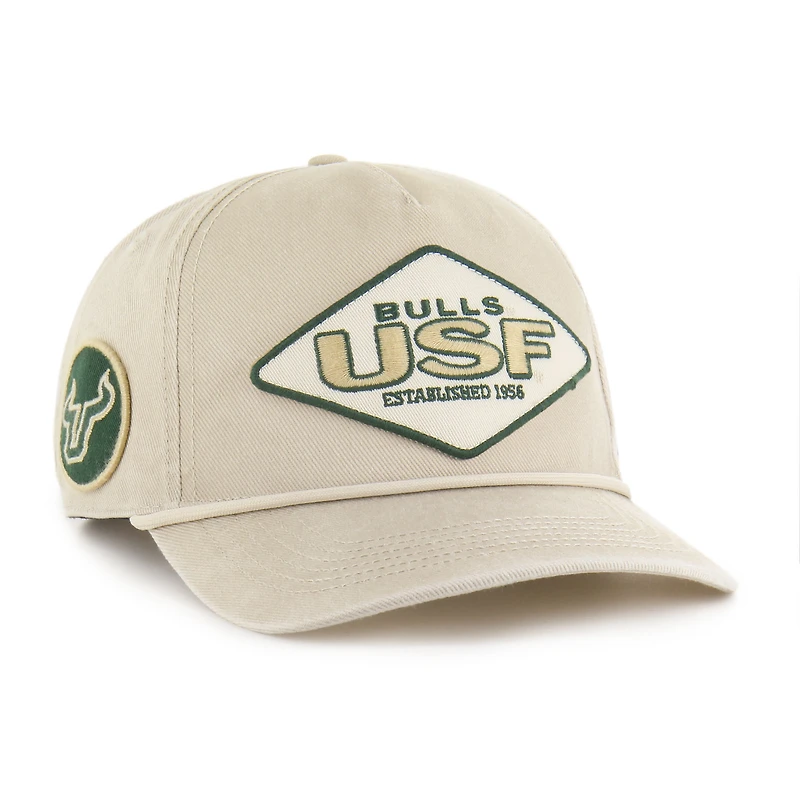 Unisex '47  Cream South Florida Bulls Outdoorsmen Cairn Hitch Adjustable Hat