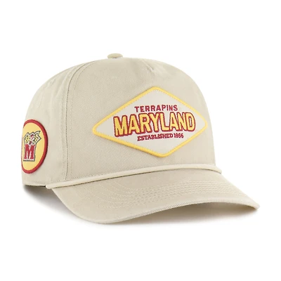 Unisex '47  Cream Maryland Terrapins Outdoorsmen Cairn Hitch Adjustable Hat