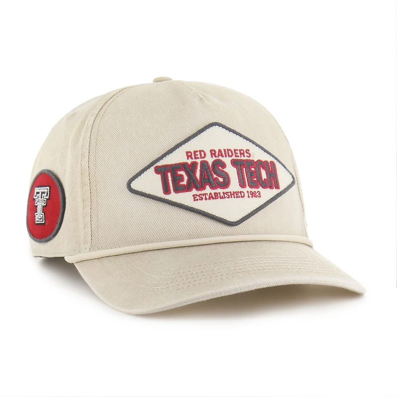 Unisex '47  Cream Texas Tech Red Raiders Outdoorsmen Cairn Hitch Adjustable Hat