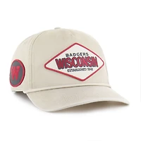 Unisex '47  Cream Wisconsin Badgers Outdoorsmen Cairn Hitch Adjustable Hat