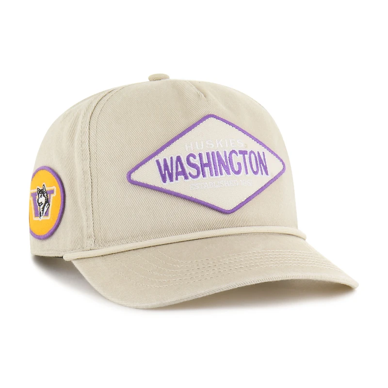 Unisex '47  Cream Washington Huskies Outdoorsmen Cairn Hitch Adjustable Hat