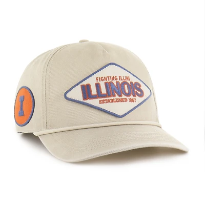 Unisex '47  Cream Illinois Fighting Illini Outdoorsmen Cairn Hitch Adjustable Hat