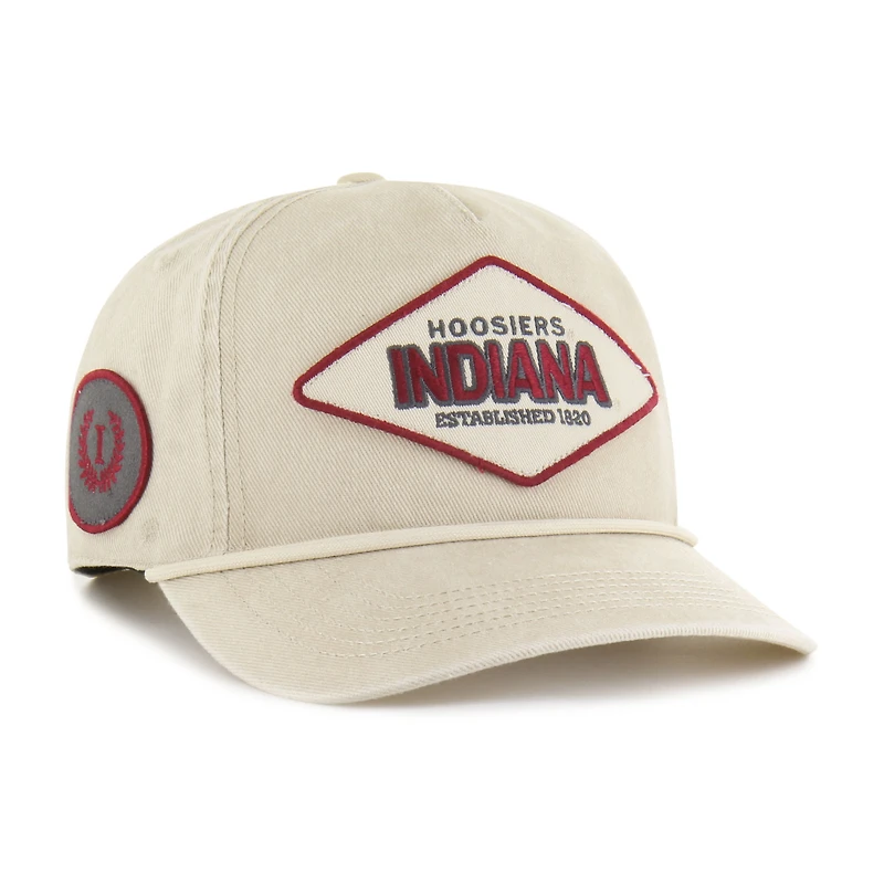 Unisex '47  Cream Indiana Hoosiers Outdoorsmen Cairn Hitch Adjustable Hat