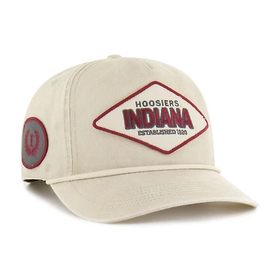 Unisex '47  Cream Indiana Hoosiers Outdoorsmen Cairn Hitch Adjustable Hat