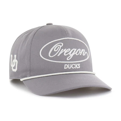 Men's '47 Gray Oregon Ducks Contemporary Basics Foundational Rope Hitch Adjustable Hat