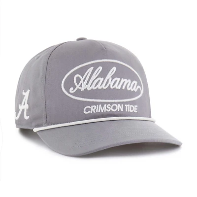 Men's '47 Gray Alabama Crimson Tide Contemporary Basics Foundational Rope Hitch Adjustable Hat
