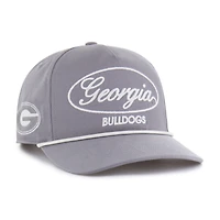 Men's '47 Gray Georgia Bulldogs Contemporary Basics Foundational Rope Hitch Adjustable Hat