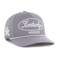 Men's '47 Gray Kentucky Wildcats Contemporary Basics Foundational Rope Hitch Adjustable Hat