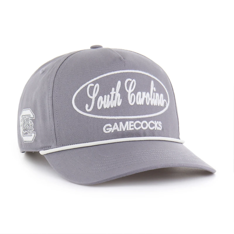 Men's '47 Gray South Carolina Gamecocks Contemporary Basics Foundational Rope Hitch Adjustable Hat