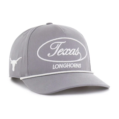 Men's '47 Gray Texas Longhorns Contemporary Basics Foundational Rope Hitch Adjustable Hat