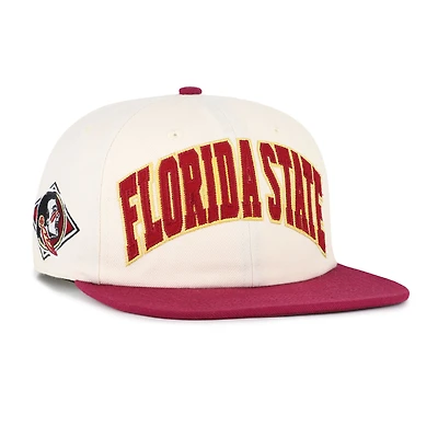 Unisex '47  Natural Florida State Seminoles Crossover Off Hand Captain Adjustable Hat