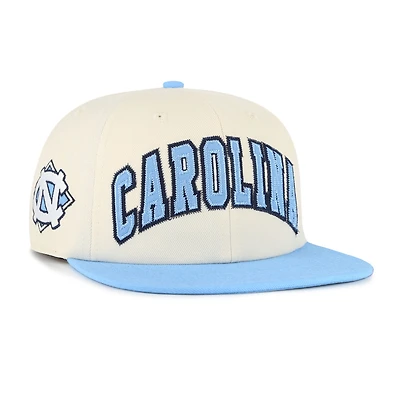 Unisex '47  Natural North Carolina Tar Heels Crossover Off Hand Captain Adjustable Hat