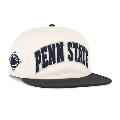 Unisex '47  Natural Penn State Nittany Lions Crossover Off Hand Captain Adjustable Hat