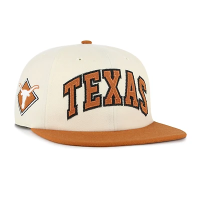 Unisex '47  Natural Texas Longhorns Crossover Off Hand Captain Adjustable Hat
