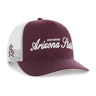 Unisex '47 Maroon Arizona State Sun Devils Contemporary Basics Foundation Trucker Hitch Adjustable Hat