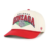 Men's '47 Natural Gonzaga Bulldogs Pomona Two-Tone Rope Hitch Adjustable Hat
