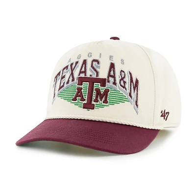 Men's '47 Natural Texas A&M Aggies Pomona Two-Tone Rope Hitch Adjustable Hat