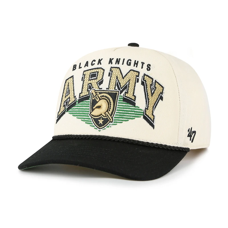 Men's '47 Natural Army Black Knights Pomona Two-Tone Rope Hitch Adjustable Hat
