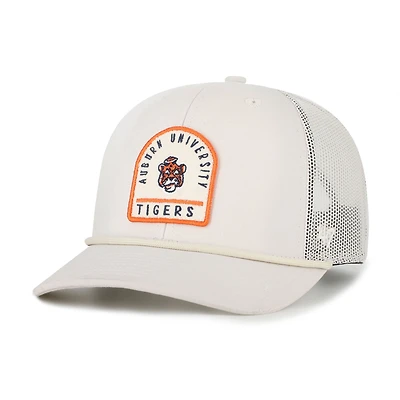 Unisex '47  Cream Auburn Tigers Core & Inline Gravestone Adjustable Trucker Hat