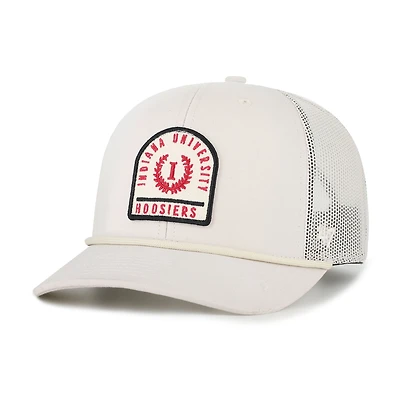 Unisex '47  Cream Indiana Hoosiers Core & Inline Gravestone Adjustable Trucker Hat