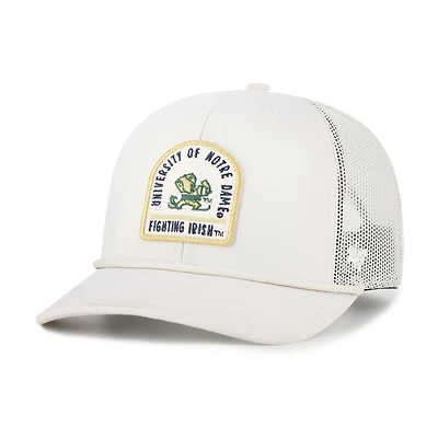 Unisex '47  Cream Notre Dame Fighting Irish Core & Inline Gravestone Adjustable Trucker Hat