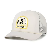 Unisex '47  Cream Appalachian State Mountaineers Core & Inline Gravestone Adjustable Trucker Hat