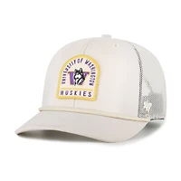 Unisex '47  Cream Washington Huskies Core & Inline Gravestone Adjustable Trucker Hat