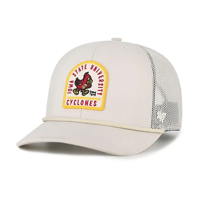 Unisex '47  Cream Iowa State Cyclones Core & Inline Gravestone Adjustable Trucker Hat