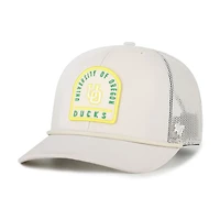Unisex '47  Cream Oregon Ducks Core & Inline Gravestone Adjustable Trucker Hat