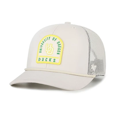 Unisex '47  Cream Oregon Ducks Core & Inline Gravestone Adjustable Trucker Hat