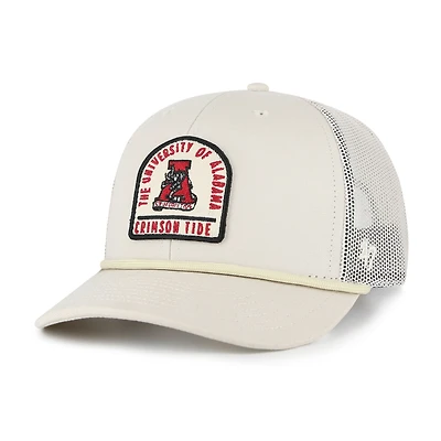 Unisex '47  Cream Alabama Crimson Tide Core & Inline Gravestone Adjustable Trucker Hat