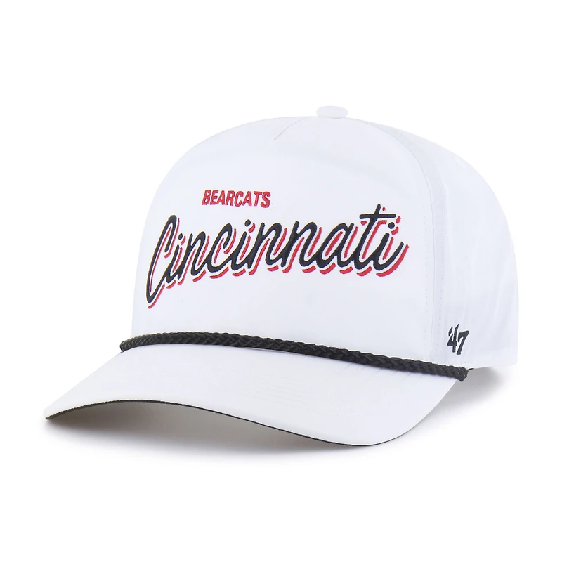 Men's '47  White Cincinnati Bearcats Fairway Hitch Adjustable Hat