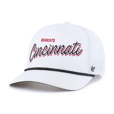 Men's '47  White Cincinnati Bearcats Fairway Hitch Adjustable Hat
