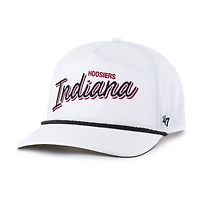 Men's '47  White Indiana Hoosiers Fairway Hitch Adjustable Hat