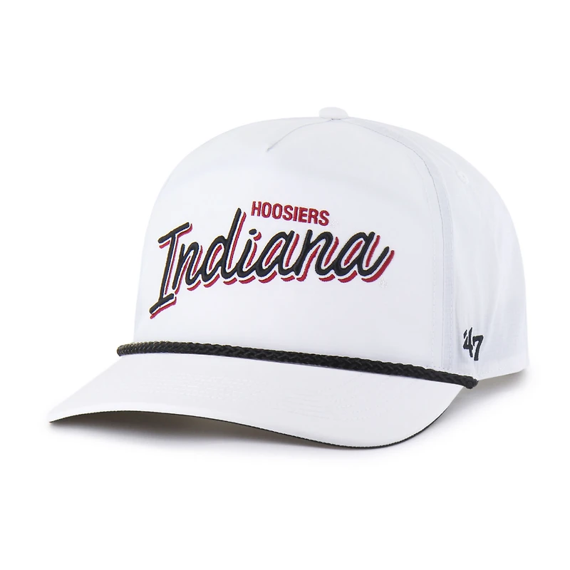 Men's '47  White Indiana Hoosiers Fairway Hitch Adjustable Hat