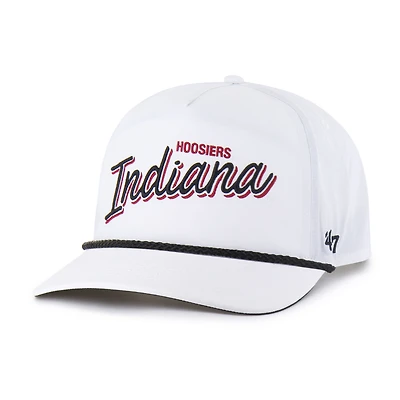 Men's '47  White Indiana Hoosiers Fairway Hitch Adjustable Hat