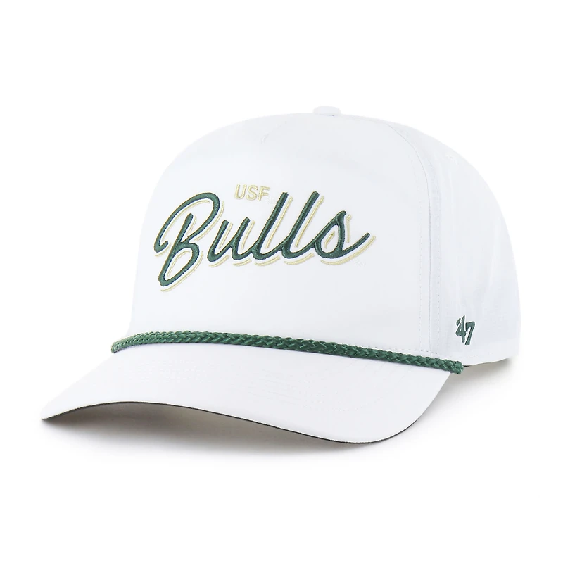 Men's '47  White South Florida Bulls Fairway Hitch Adjustable Hat