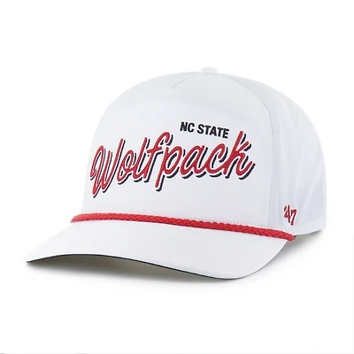 Men's '47  White NC State Wolfpack Fairway Hitch Adjustable Hat