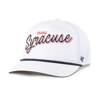 Men's '47  White Syracuse Orange Fairway Hitch Adjustable Hat