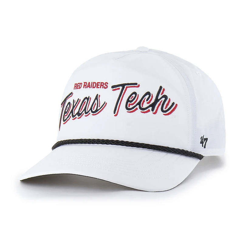 Men's '47 White Texas Tech Red Raiders Fairway Hitch Adjustable Hat