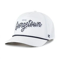 Men's '47  White Georgetown Hoyas Fairway Hitch Adjustable Hat