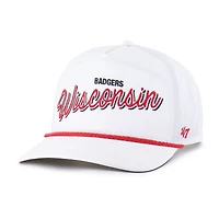 Men's '47  White Wisconsin Badgers Fairway Hitch Adjustable Hat