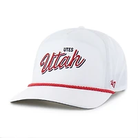 Men's '47  White Utah Utes Fairway Hitch Adjustable Hat