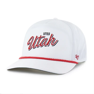 Men's '47  White Utah Utes Fairway Hitch Adjustable Hat