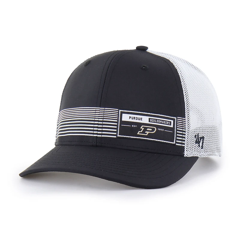 Men's '47  Black Purdue Boilermakers Rangefinder brrr Trucker Adjustable Hat