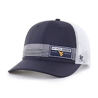 Men's '47  Navy West Virginia Mountaineers Rangefinder brrr Trucker Adjustable Hat