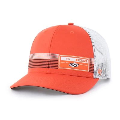 Men's '47  Orange Oklahoma State Cowboys Rangefinder brrr Trucker Adjustable Hat