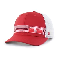 Men's '47  Red Houston Cougars Rangefinder brrr Trucker Adjustable Hat