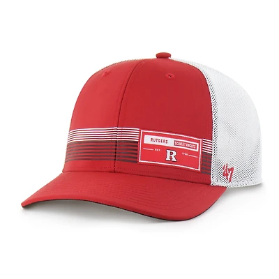 Men's '47  Scarlet Rutgers Scarlet Knights Rangefinder brrr Trucker Adjustable Hat